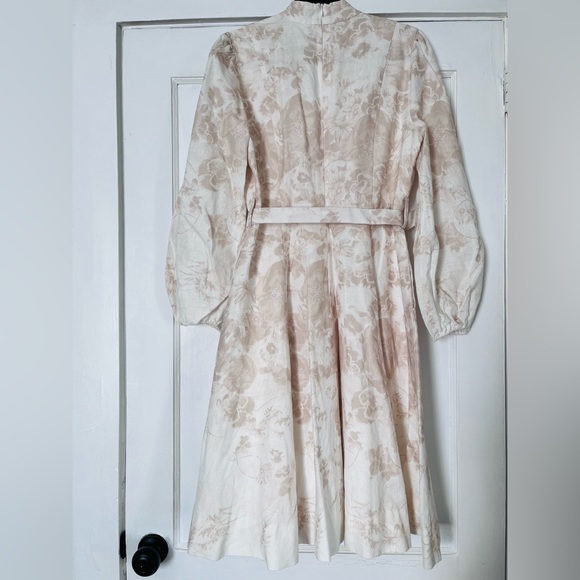 ELLIE MAKIR Belted Linen Shirt Dress - Picture 6 of 8